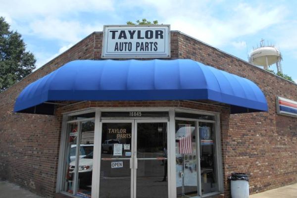 Commercial Fabric Entryway Convex Awning