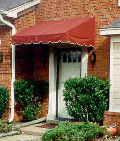 Standard Awning over residential front door