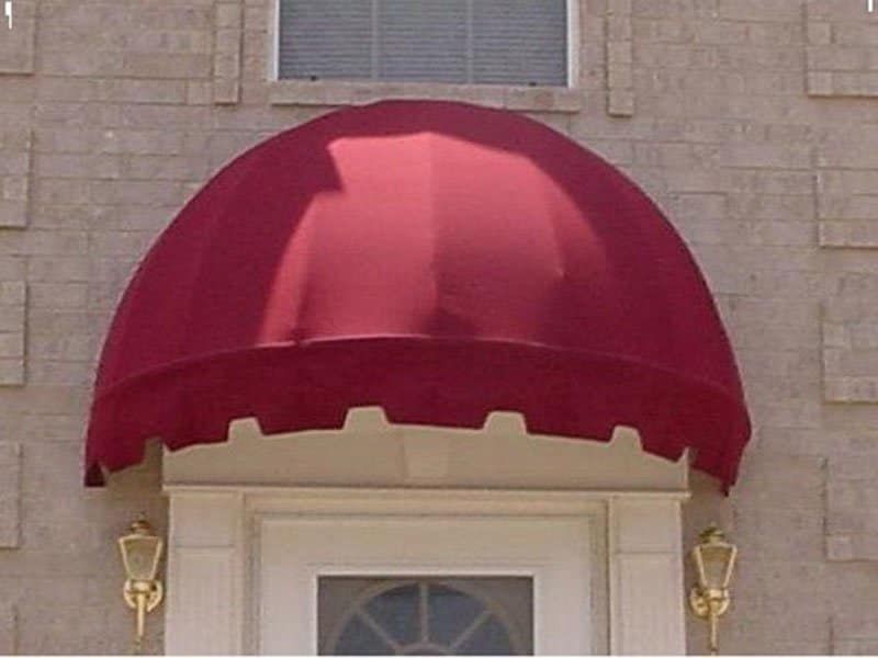 Residential Fabric Door Dome Awning