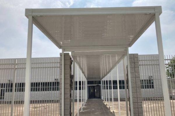 Metal Canopy with Posts