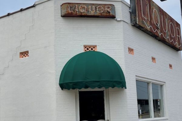 Green Dome Awning over door