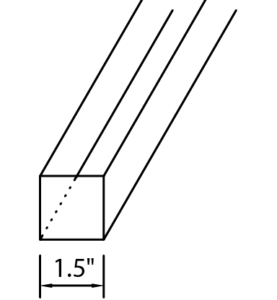 Suspended Metal Canopy hanger attachment drawing square