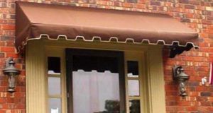 fabric awning loose valance