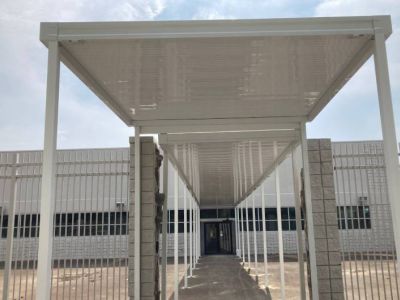 Metal Canopy with Posts